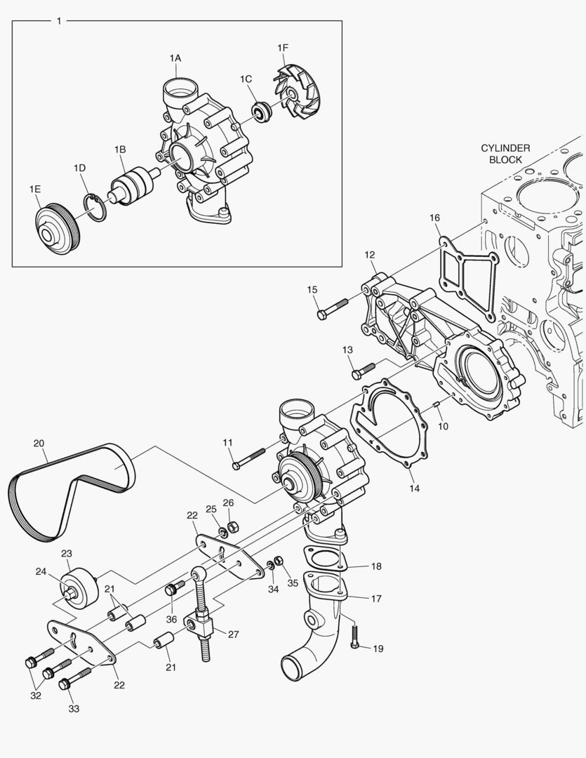 025 WATER PUMP купить в СПб