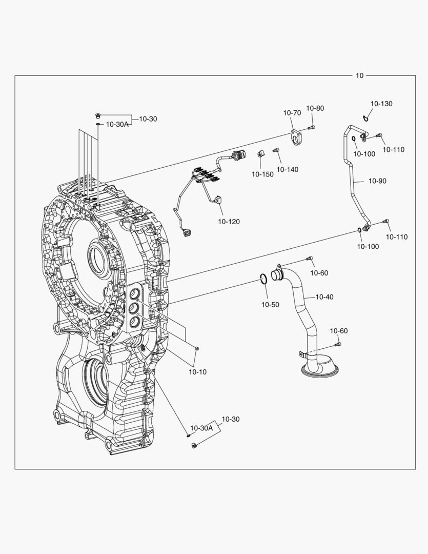 G070-130 GEARBOX HOUSING - FRONT [~7X1242] купить в СПб