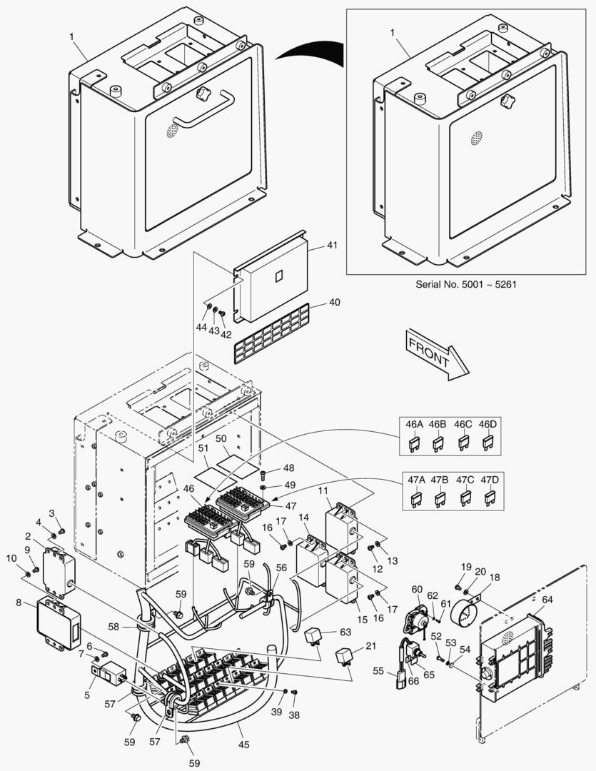 1420 ELECTRIC BOX - FINGER REMOCON [5001~5605] купить в СПб