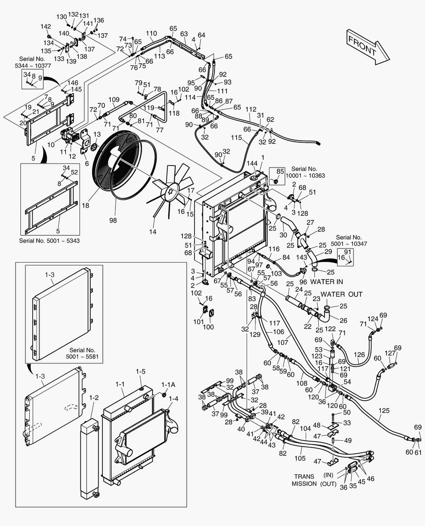 1210 COOLER PIPING [5001~10382] купить в СПб