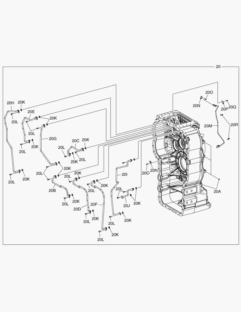G070-34 GEARBOX HOUSING - REAR купить в СПб