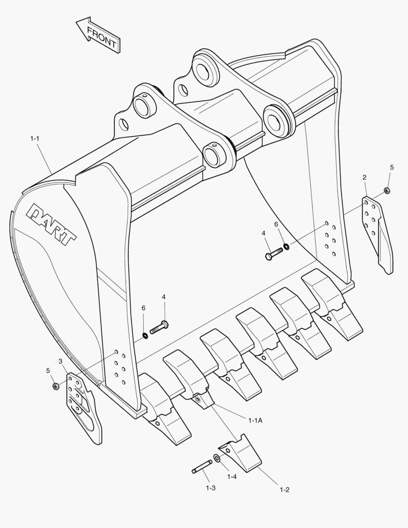 6480 BUCKET - 2.01mВі(63`) - SIDE PIN