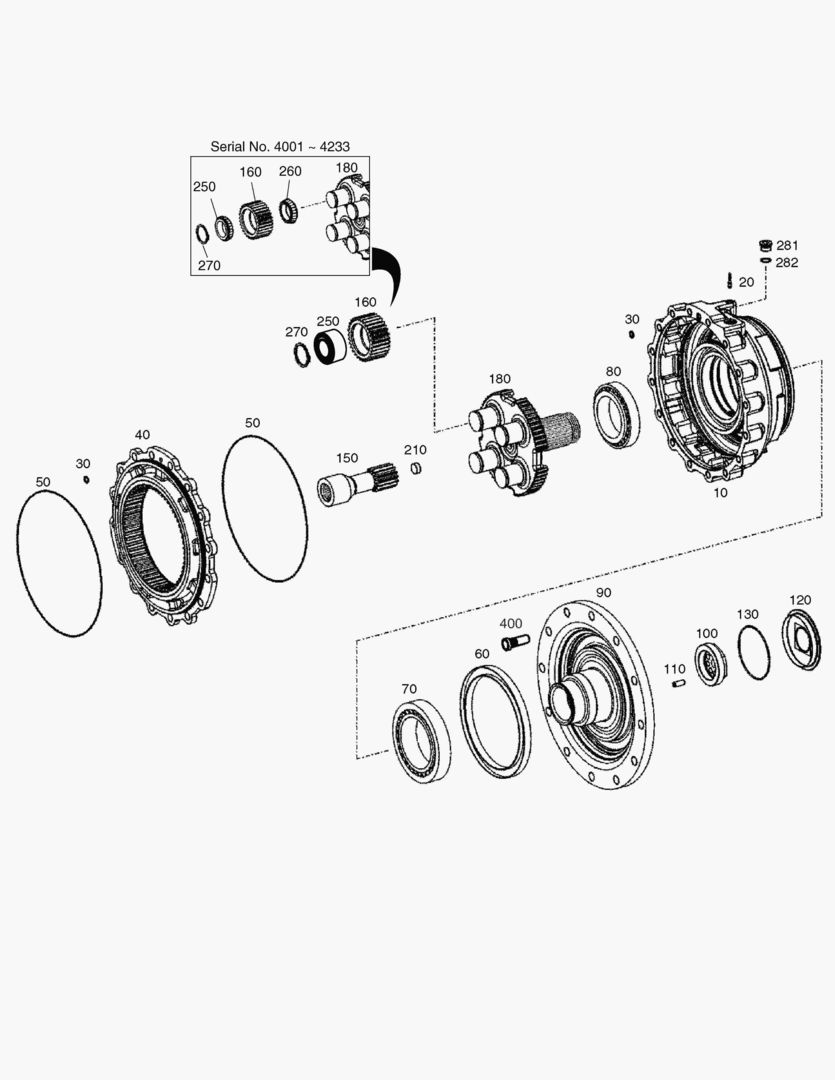 3390 PLANETARY GEAR - REAR AXLE [4001~4369] купить в СПб