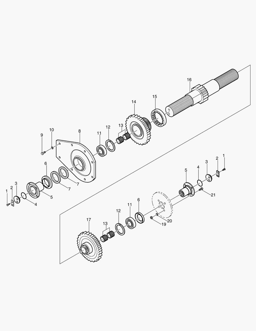 3140 OUTPUT SHAFT ASS`Y [~10480] купить в СПб