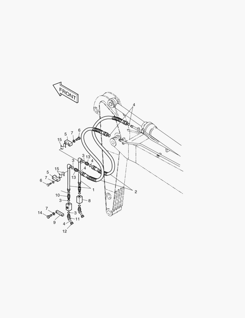 6470 ARM PIPING-ARM 2.0m(ONE & TWO WAY) купить в СПб
