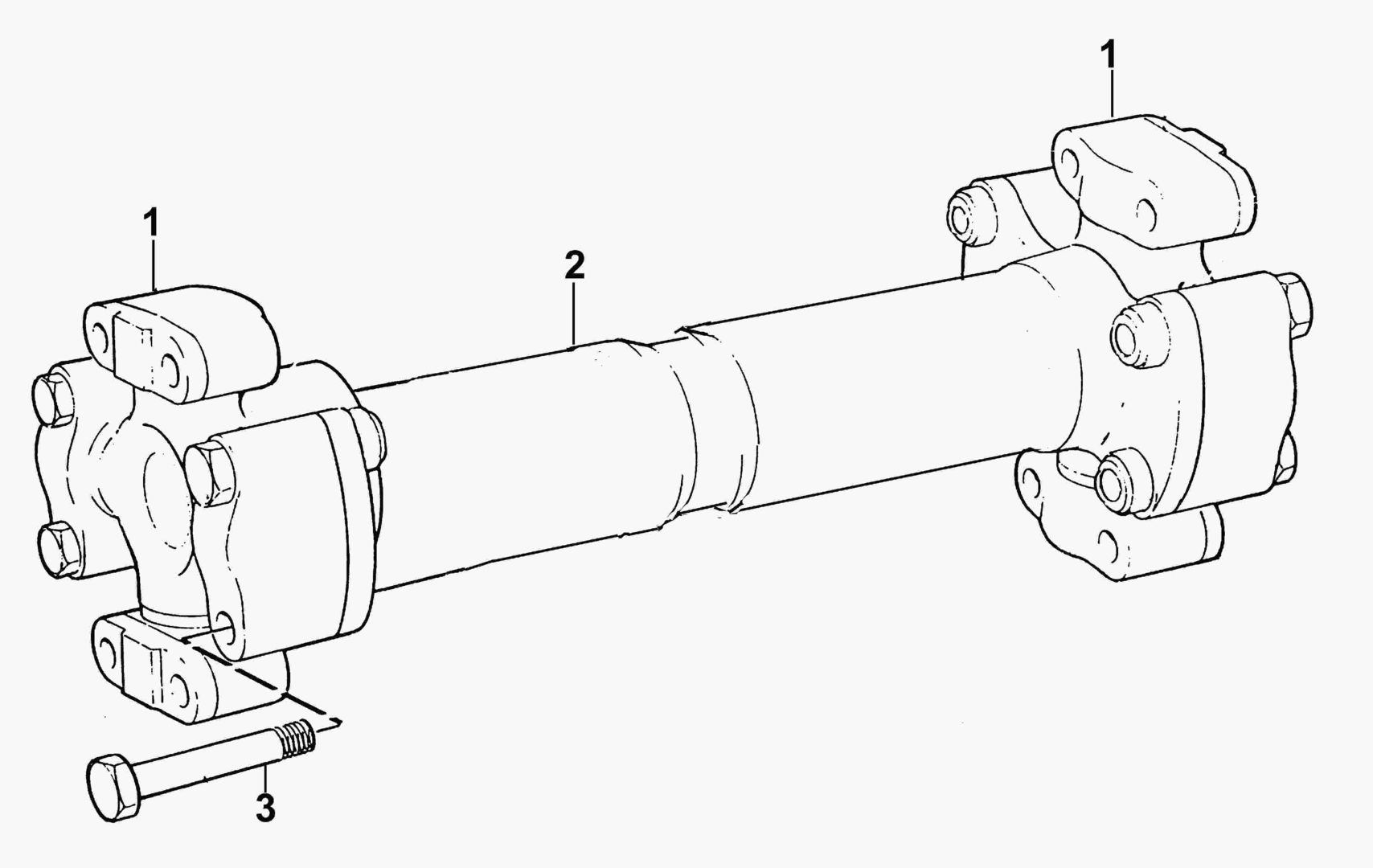 G250-8 CARDAN SHAFT FRONT WAGON