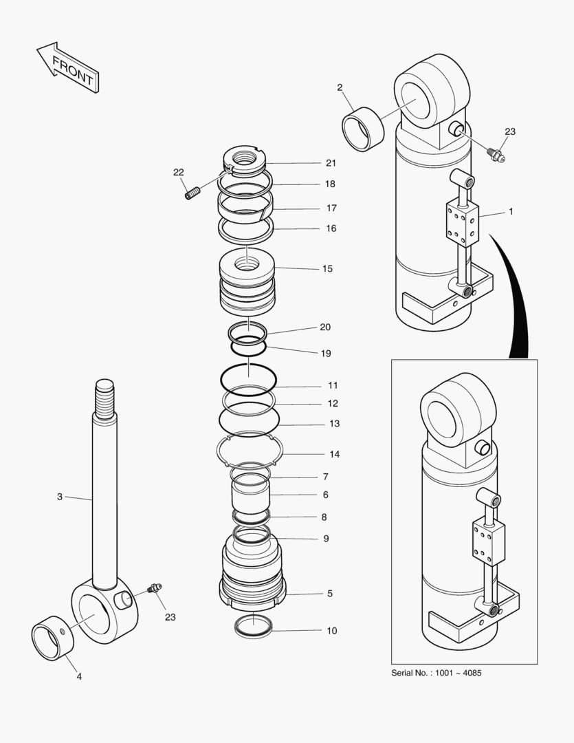 ЦИЛИНДР БУЛЬДОЗЕРА-ПРАВОСТОРОННИЙ купить в СПб