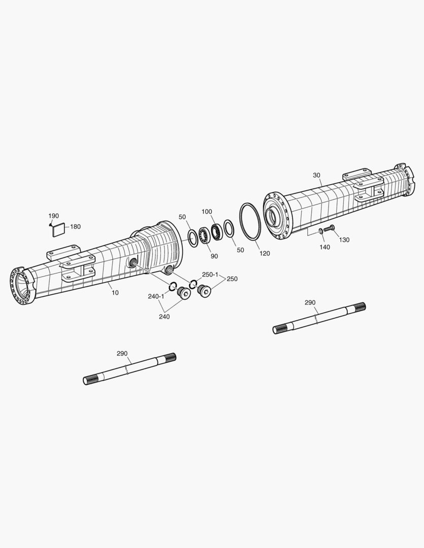 4762 AXLE CASING - REAR AXLE [1147~] купить в СПб