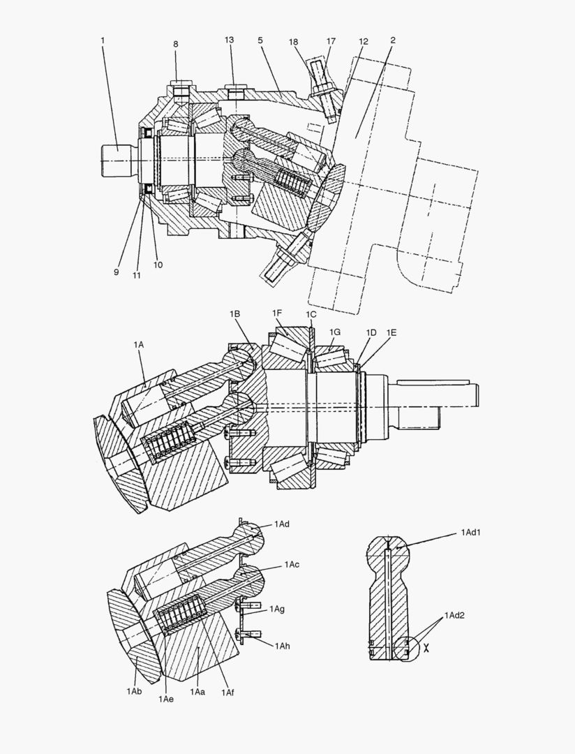 4231 ROTARY GROUP-TRAVEL MOTOR [1449~] купить в СПб