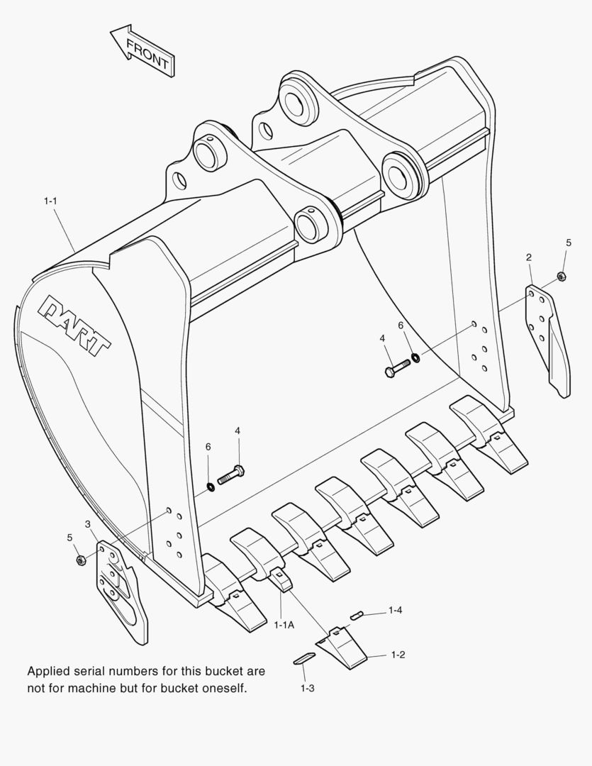 6590 BUCKET-1.31гЋҐ(63`)-VERTICAL PIN купить в СПб