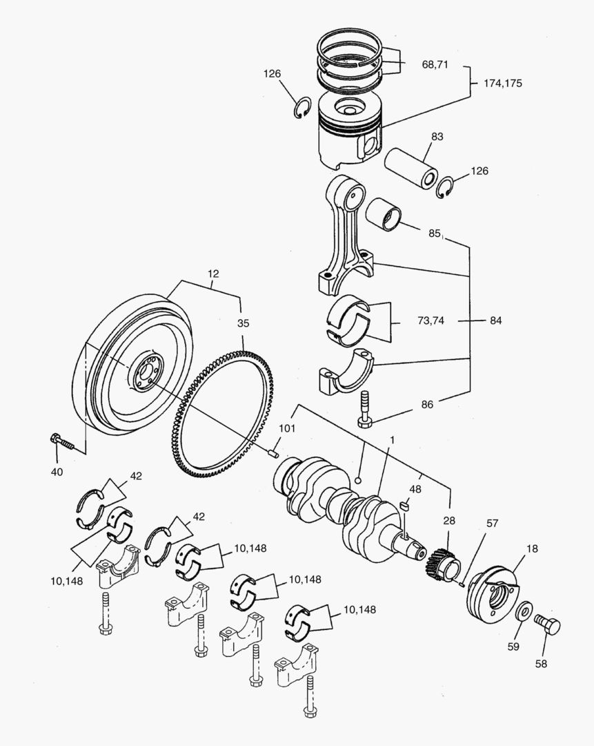 156 CRANK SHAFT [20592~] купить в СПб