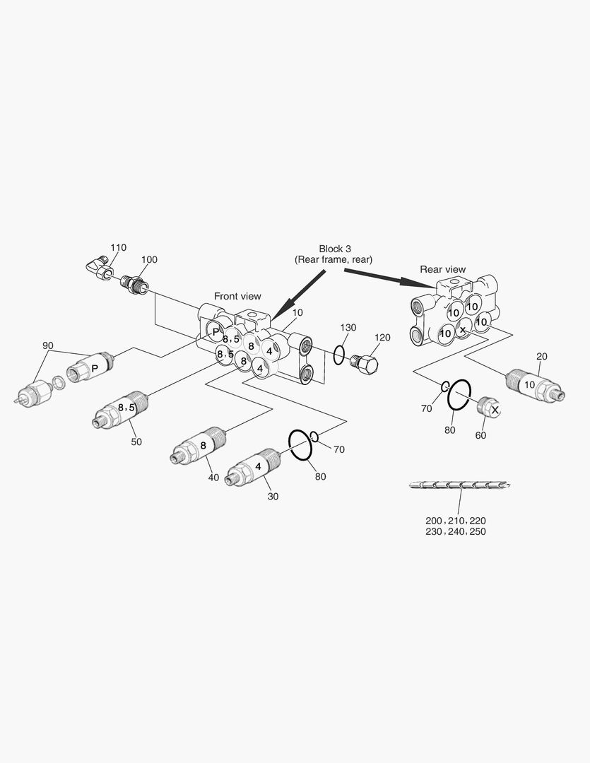 G490-18 CENTRAL LUBRICATION, BLOCK 3 [ ~ 7X0617] купить в СПб