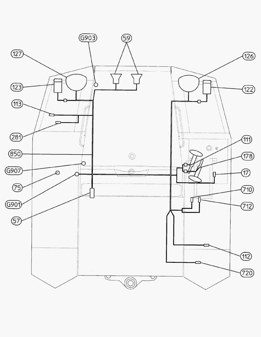 G065-3 ELECTRICAL SYSTEM; FRONT FRAME купить в СПб