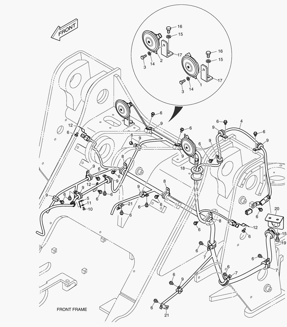 1590 ELECTRIC PARTS - FRONT [10001~10116] купить в СПб