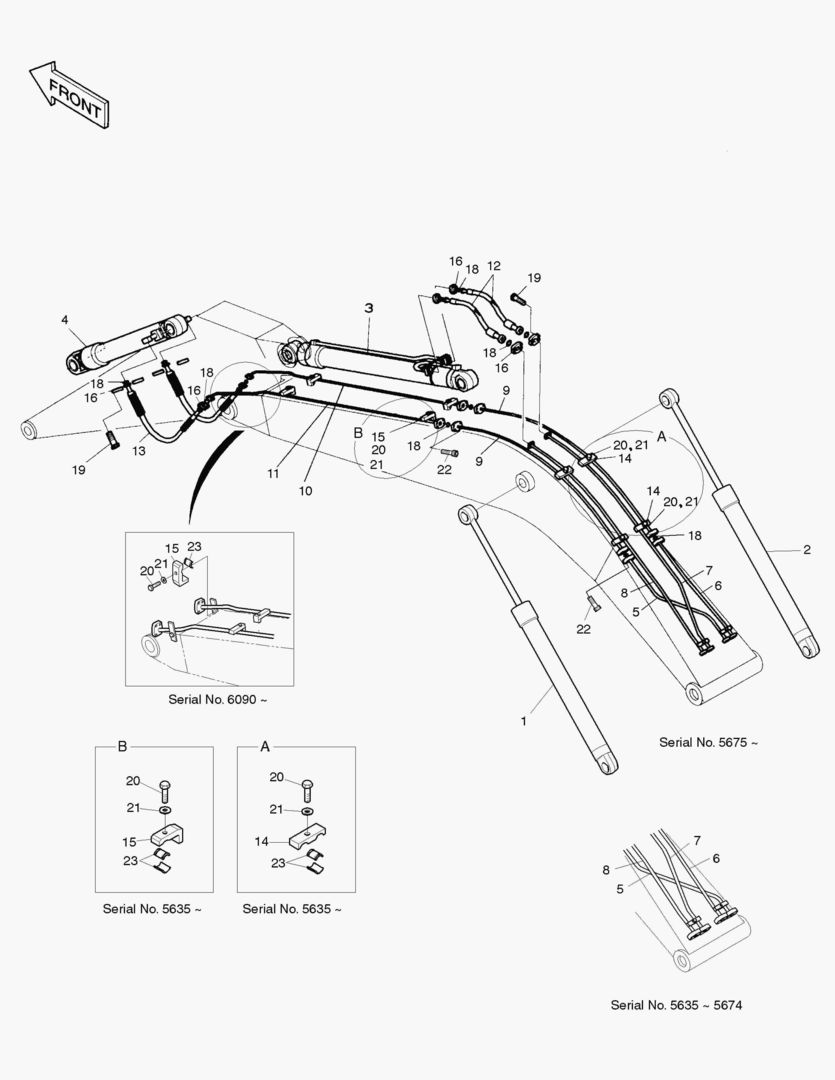 3132 FRONT PIPING [5365~] купить в СПб