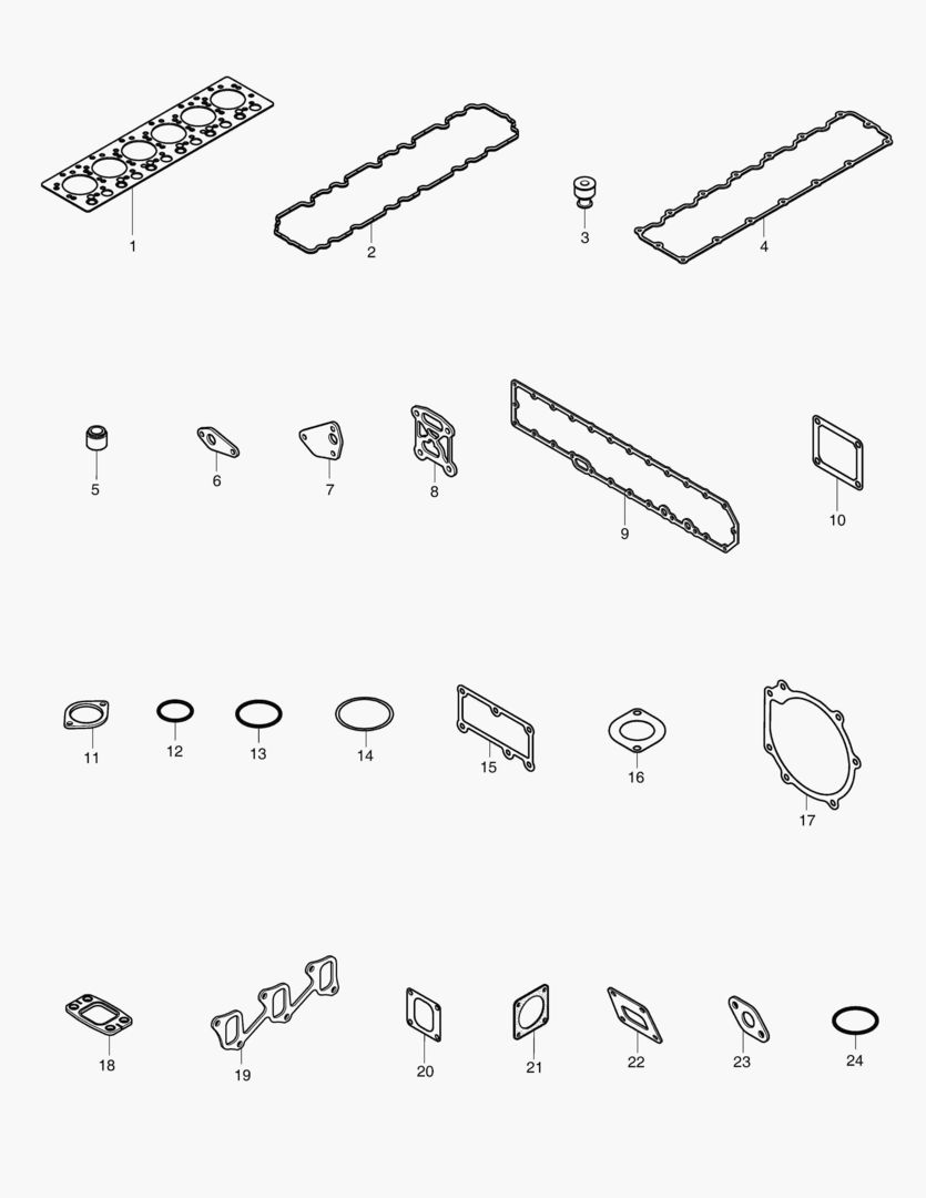 053 OVER HAUL GASKET KIT - TOP