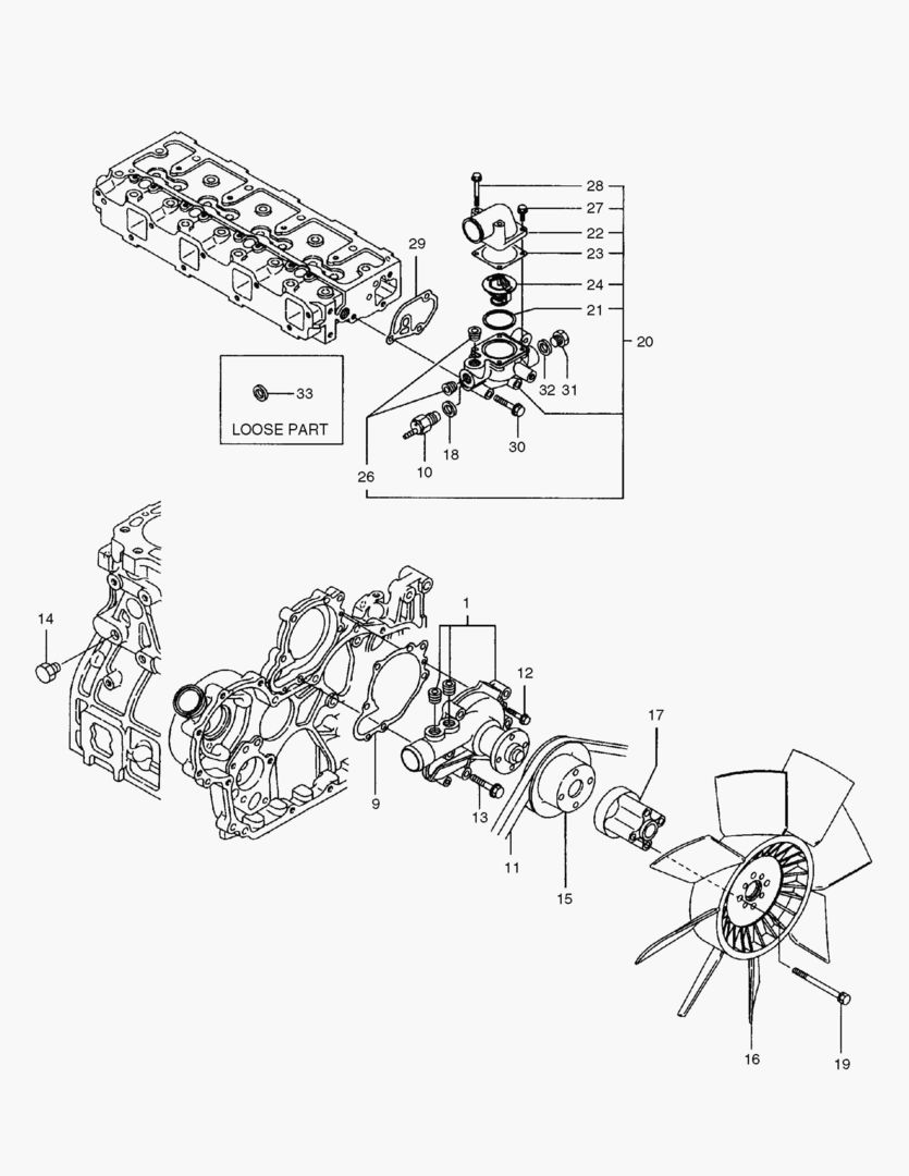 010 COOLING WATER PUMP [1001~1153] купить в СПб