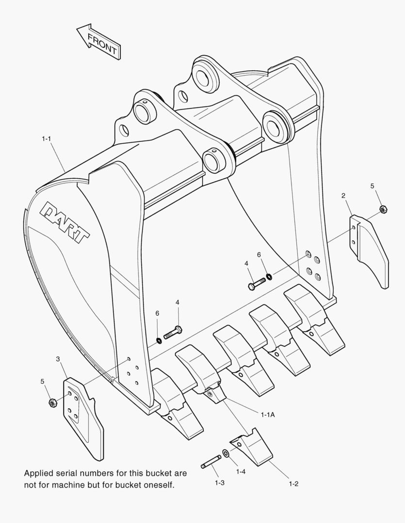 6410 BUCKET-0.44гЋҐ(33`)-SIDE PIN купить в СПб