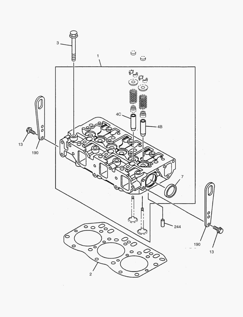 152 CYLINDER HEAD [20576~] купить в СПб