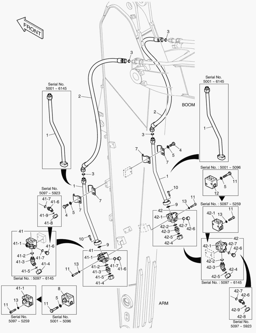6610 ARM PIPING - ONE & TWO WAY(ARM 3.0m) купить в СПб