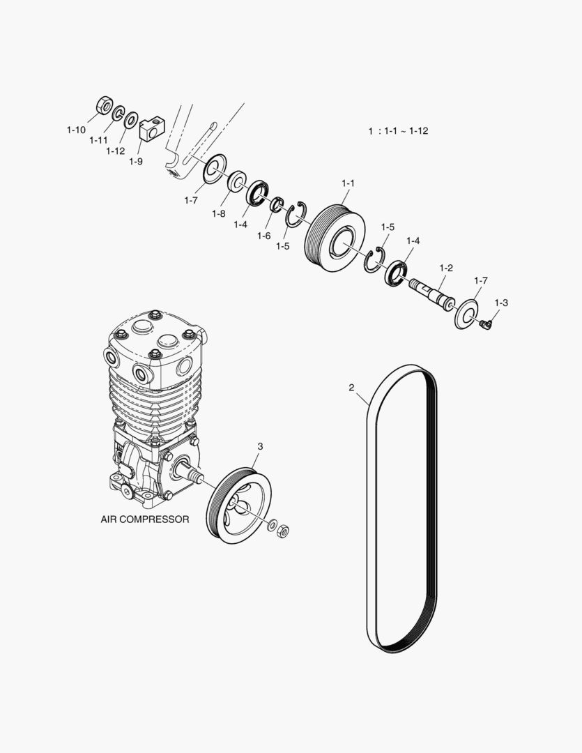 048 AIR COMPRESSOR DRIVE купить в СПб
