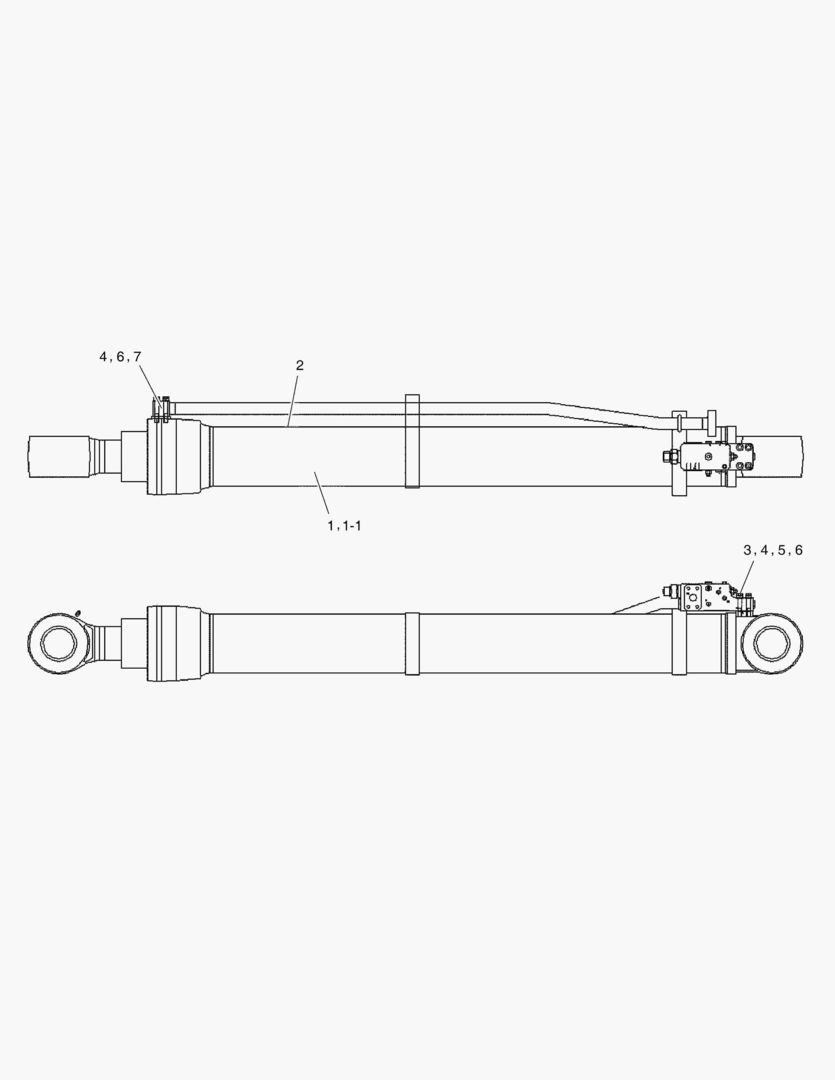 3130 ARM CYLINDER