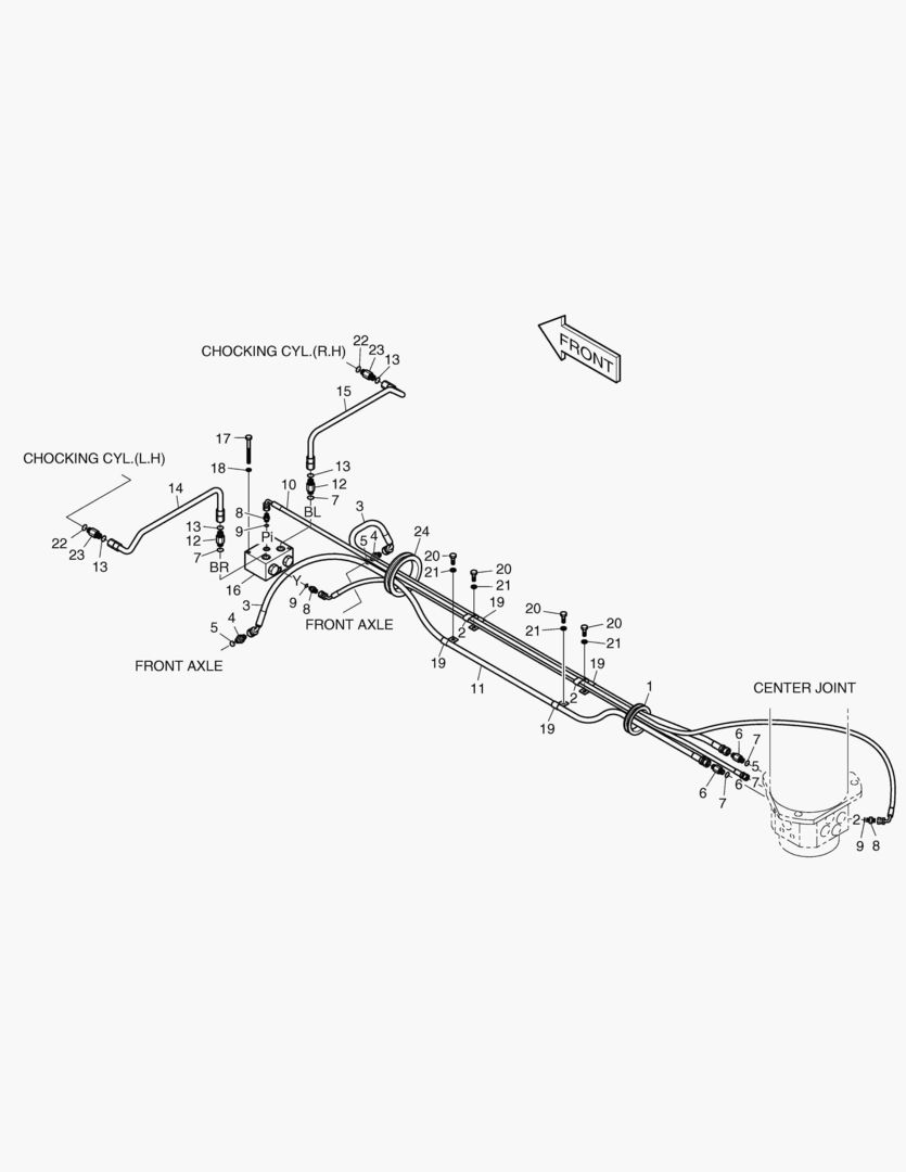 2150 STEER & CHOCK PIPING
