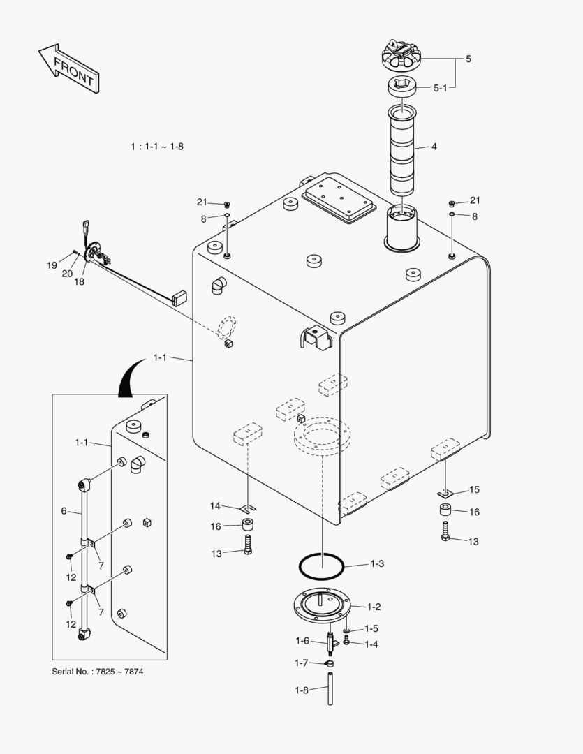1201 FUEL TANK [7825~] купить в СПб