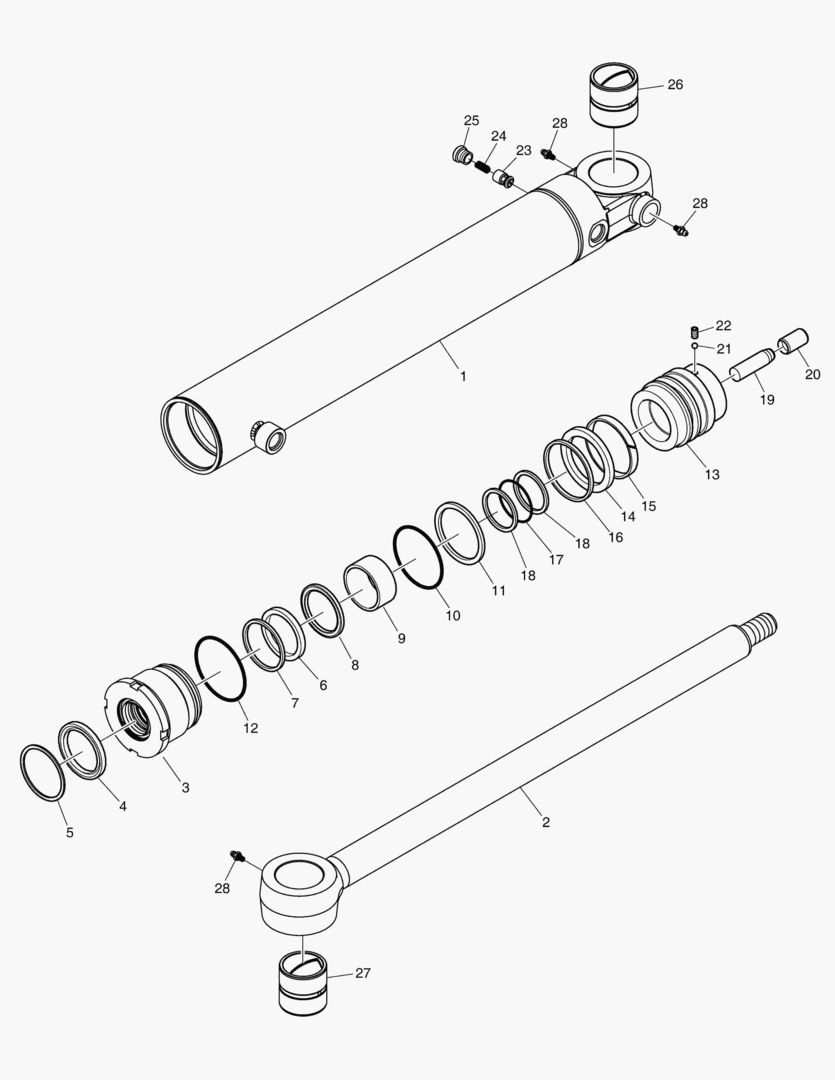 3711 STEERING CYLINDER