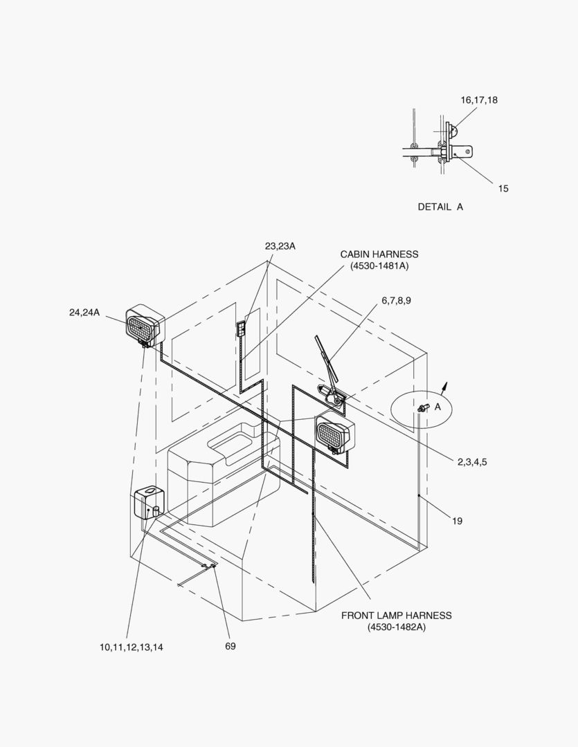 1460 ELECTRIC PARTS(4)-CABIN [1~253] купить в СПб