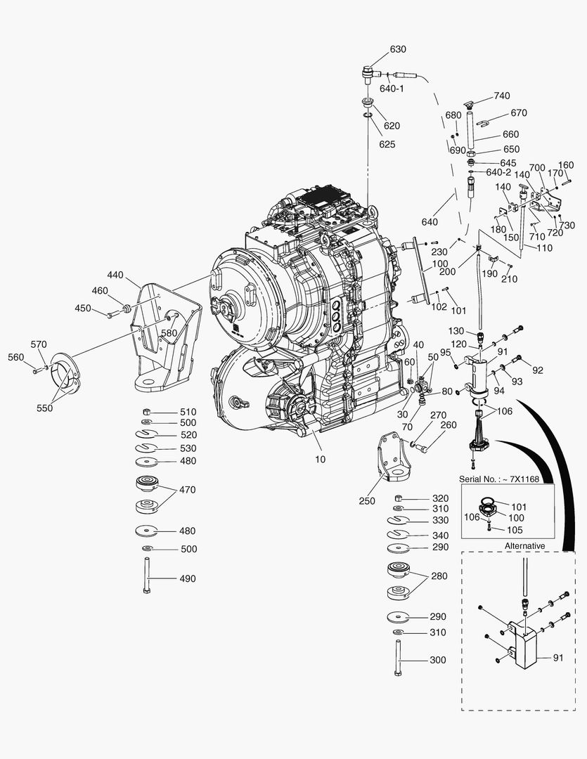 G070-10 TRANSMISSION SUSPENSION AND OIL DIPSTICK купить в СПб