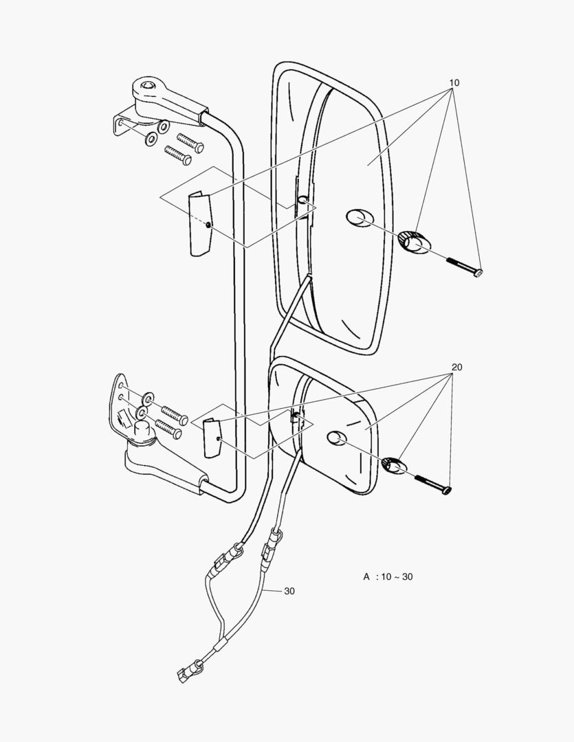 G500-70 HEATED MIRROR
