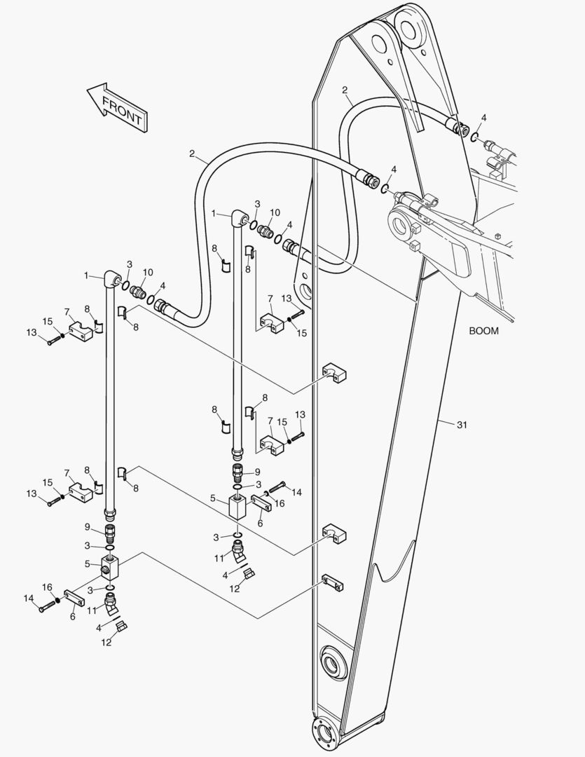 6270 ARM PIPING-ARM 3.75m(ONE & TWO WAY) купить в СПб