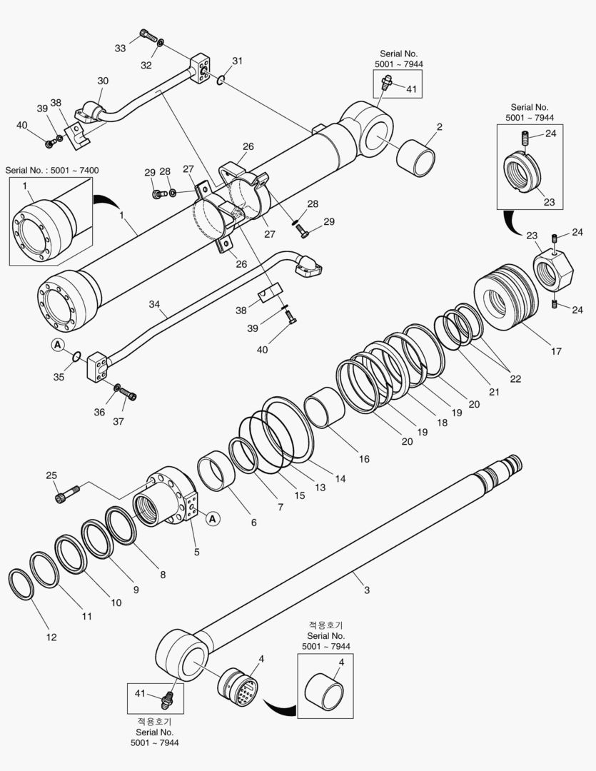 4350 BUCKET CYLINDER [5001~8191] купить в СПб