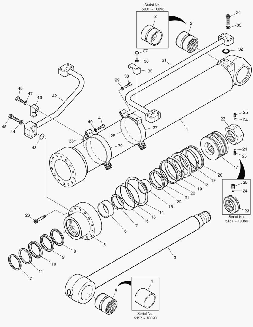 4430 BUCKET CYLINDER - ARM 2.9m [5157~10105] купить в СПб