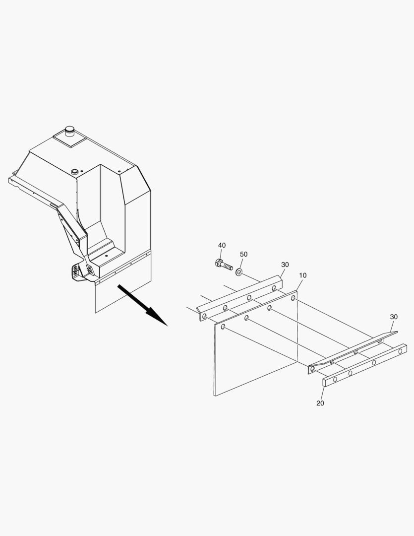 G061-20 MUD FLAPS EXTENSION SET