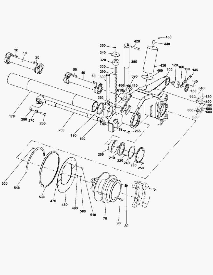 G250-2 FRONT AXLE SUSPENSION; MT25