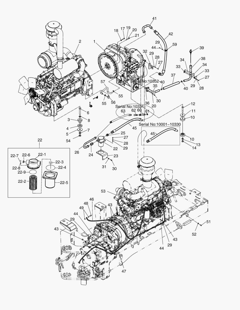 1110 ENGINE & TRANSMISSION ASS`Y купить в СПб