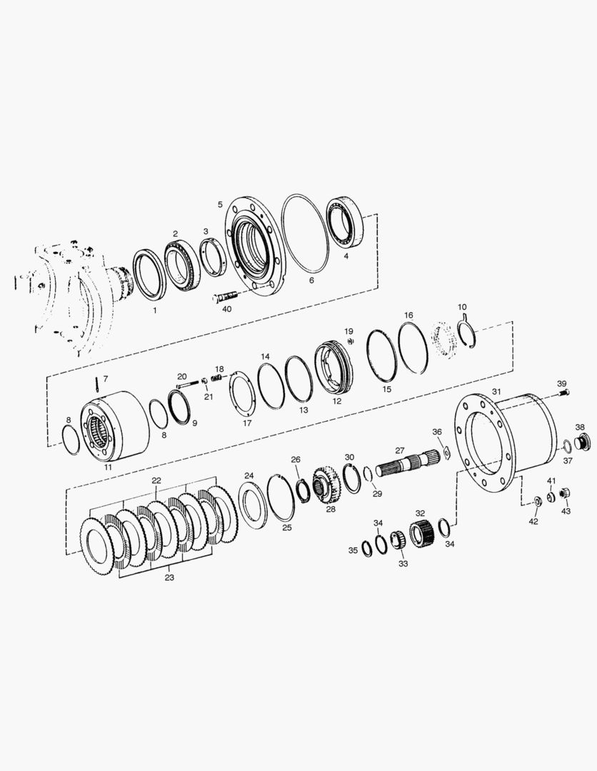 9760 HUB-FRONT AXLE [1~2680] купить в СПб