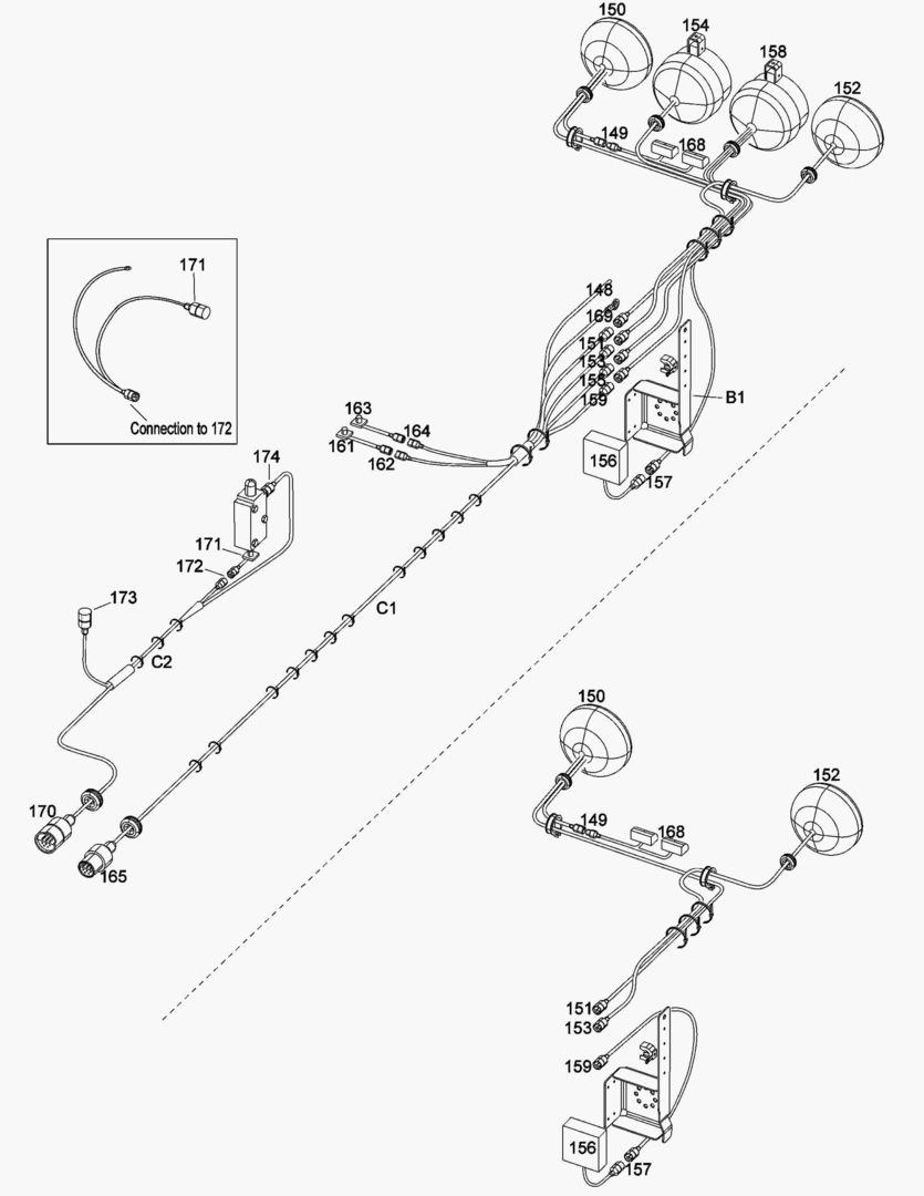 G067-1 ELECTRICAL SYSTEM; REAR FRAME купить в СПб