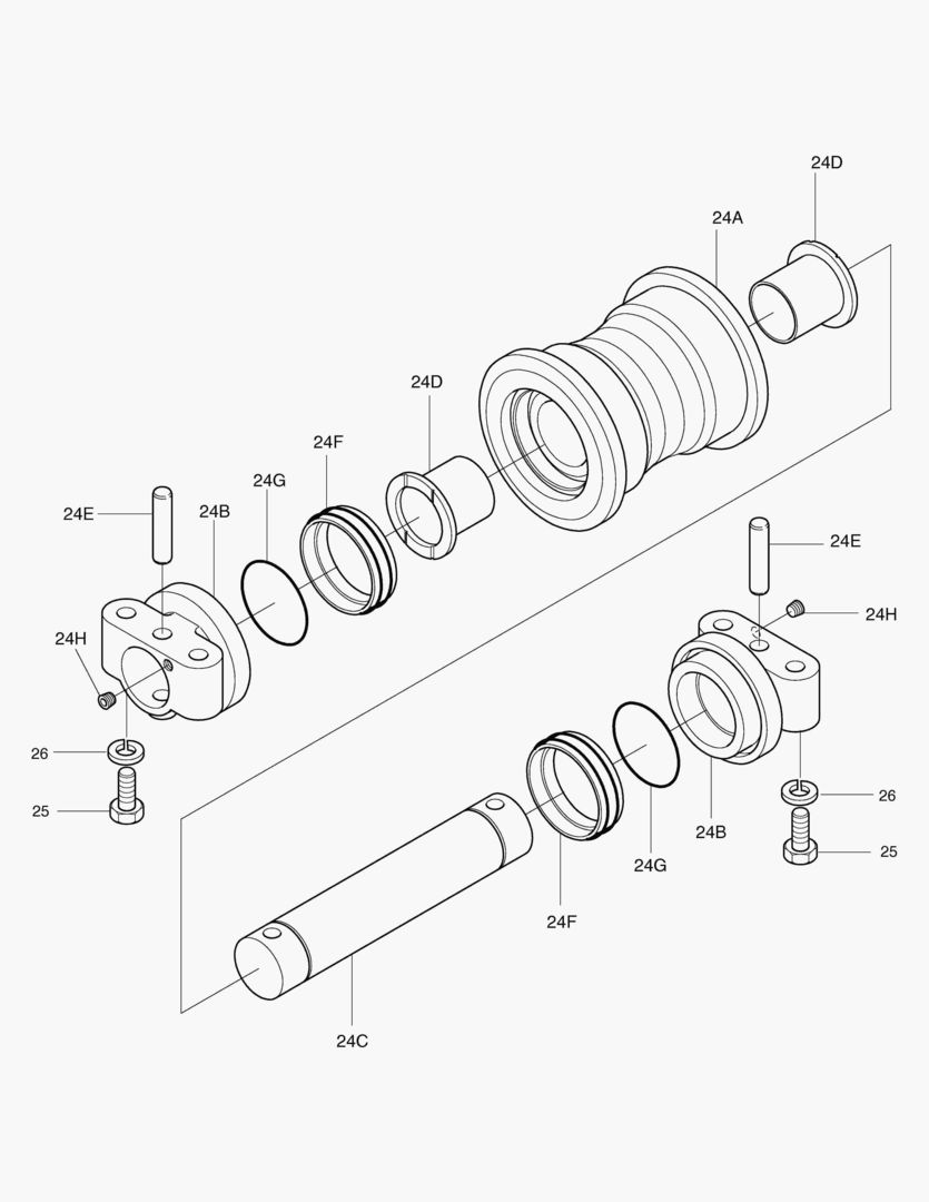 2150 LOWER ROLLER [1~520]