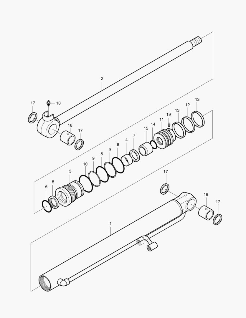 5291 BOOM SWING CYLINDER [1116~] купить в СПб