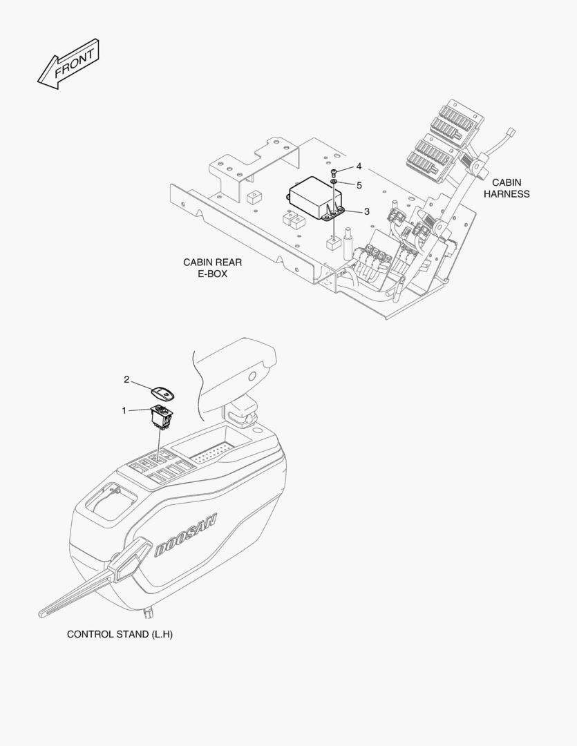 6640 AIR COMPRESSOR MOUNTING - ELECTRIC