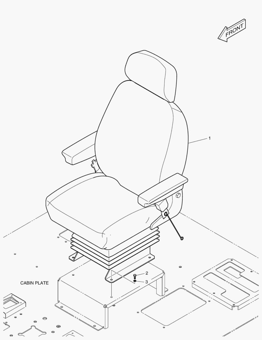 5521 SEAT ASS`Y - AIR SUSPENSION [10958~] купить в СПб