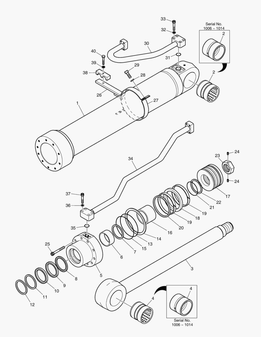 4291 BOOM CYLINDER - R.H [1006~]