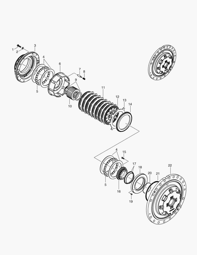G091-20 DIFFERENTIAL LOCK ASS`Y [7X1021~7X1189]