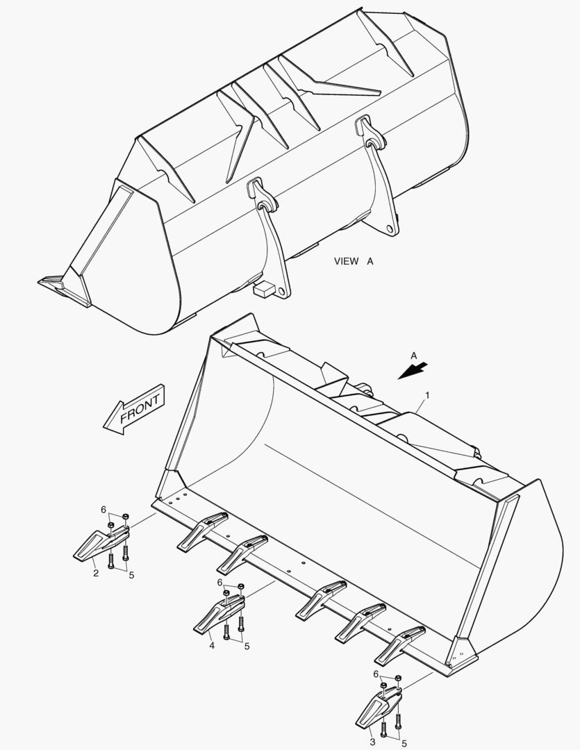 5390 BUCKET - 2.5гЋҐ (QUICK COUPLER) купить в СПб