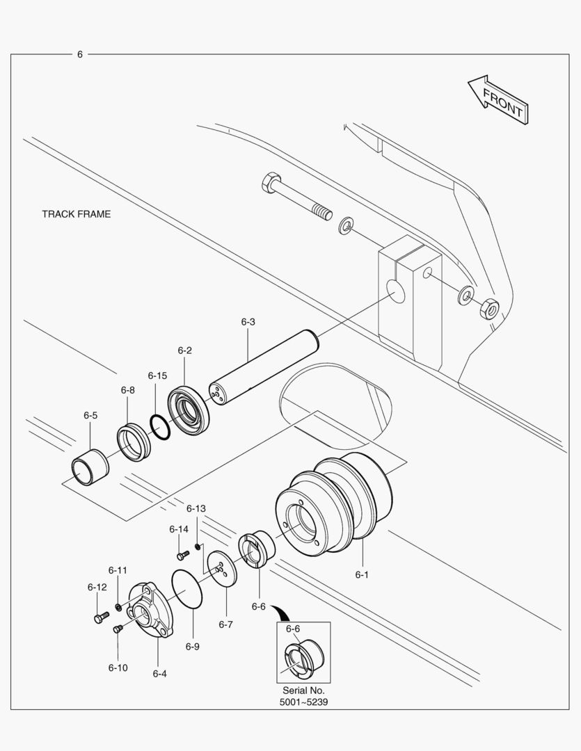 2140 UPPER ROLLER [5001~5176]