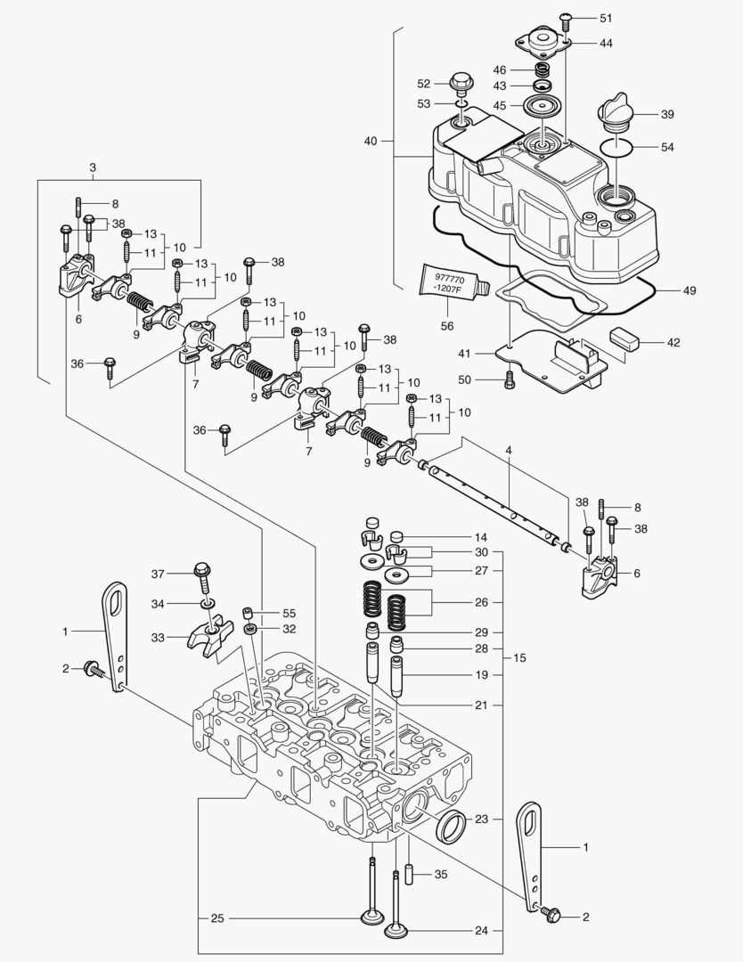 004 CYLINDER HEAD & COVER купить в СПб