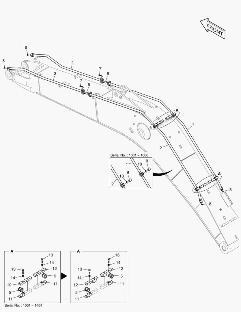 6200 BOOM PIPING - ONE & TWO WAY(BOOM 4.6m) купить в СПб